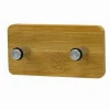 APPENDIABITI APPENDINO PARETE METALLO LEGNO 2 POSTI GANCI GIACCHE VESTITI 79545