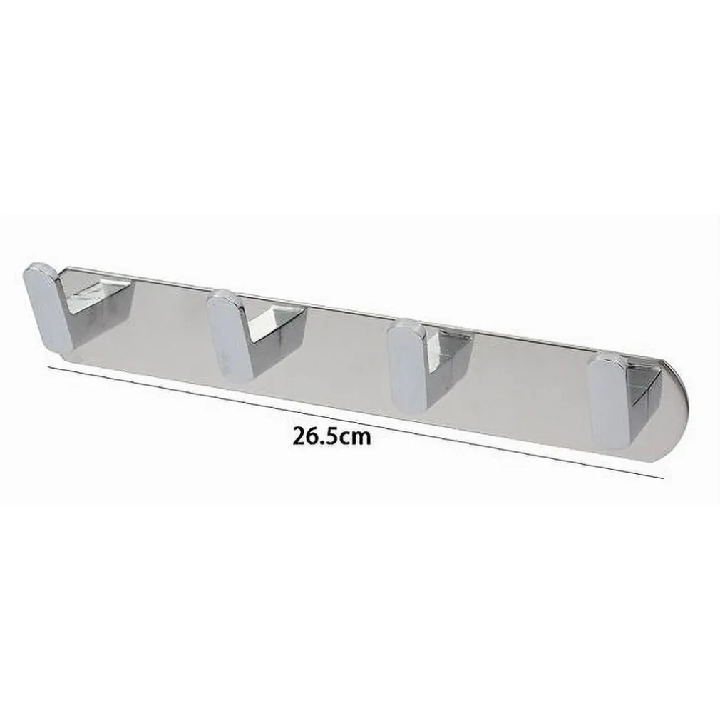 APPENDIABITI CON 4 GANCI APPENDINO ASCIUGAMANO BAGNO CASA CUCINA CROMATO 59733