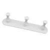APPENDIABITI CON 3 GANCI BIANCO PER ACCAPPATOIO BAGNO CUCINA CASA DA PARETE 59757