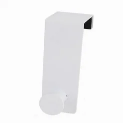 APPENDIABITI DA PORTA CON 1 GANCIO 4X11.5CM BIANCO PER ASCIUGAMANI VESTITI 87778