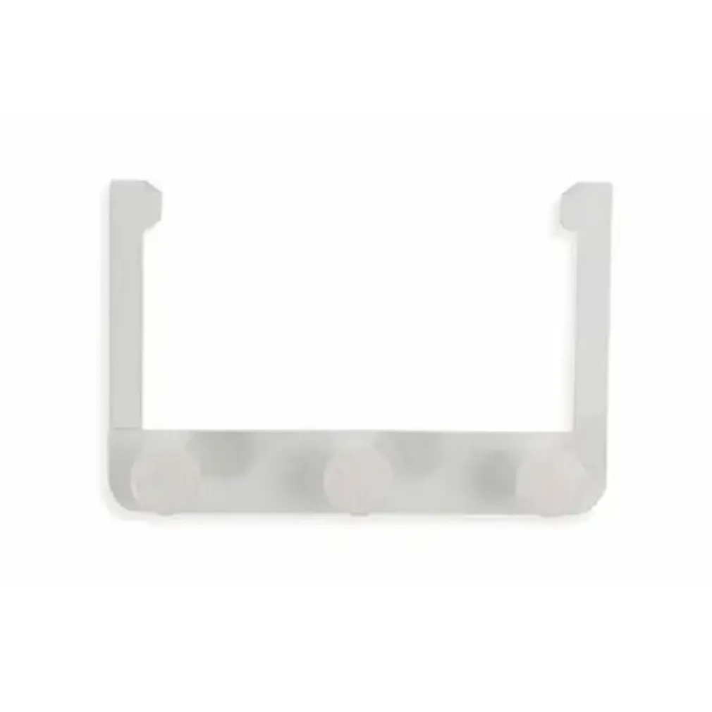 APPENDIABITI DA PORTA CON 3 GANCI 19.5X11.5 CM BIANCO ASCIUGAMANI VESTITI 87780
