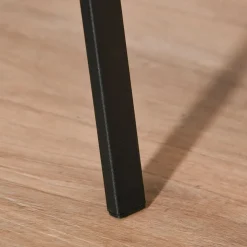 APPENDIABITI DA TERRA ATTACCAPANNI IN METALLO E LEGNO NERO 45 X 45 X 180 CM