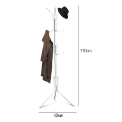 APPENDIABITI INDIPENDENTE CON 12 GANCI MULTIUSO PER OMBRELLI BORSE GIACCHE 170 X 42 CM