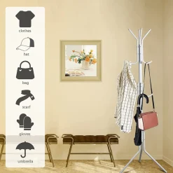 APPENDIABITI INDIPENDENTE CON 12 GANCI MULTIUSO PER OMBRELLI BORSE GIACCHE 170 X 42 CM