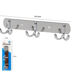 APPENDINI APPENDIPANNI APPENDI ABITI ASCIUGAMANI PARETE METALLO DOPP 3 POSTI