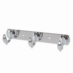 APPENDINO CON 3 GANCI A DELFINO PARETE MULTIUSO ACCIAIO VITI 24.5 CM 52179