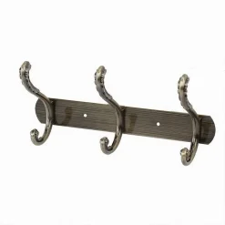 APPENDINO CON 3 GANCI A FARFALLA PARETE MULTIUSO VITI 25X5.5CM 52184 APPENDIABITI