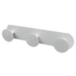 APPENDINO CON 3 GANCI APPENDI PORTA ASCIUGAMANO A 3 POSTI BAGNO CASA BIANCO 59772