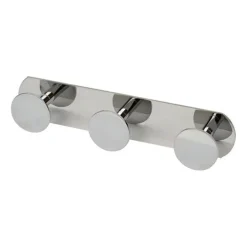 APPENDINO CON 3 GANCI APPENDI PORTA ASCIUGAMANO A 3 POSTI BAGNO CASA CROMATO 59762