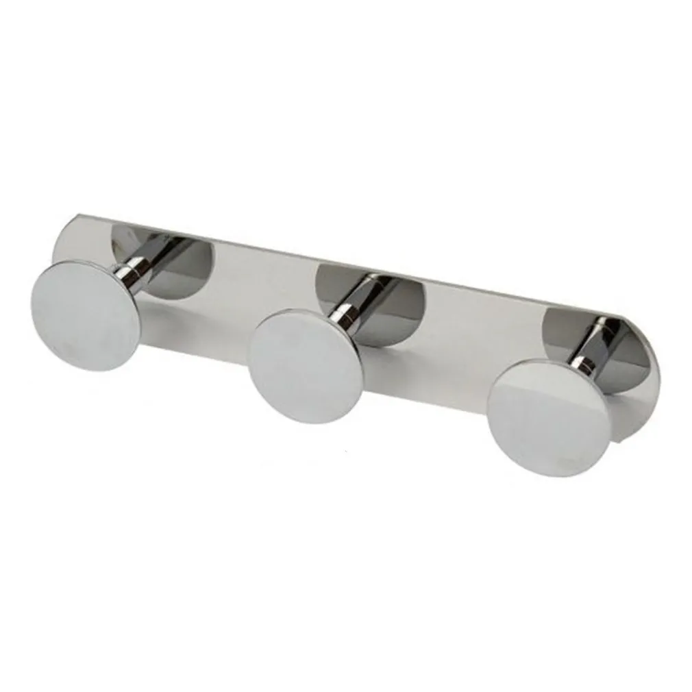 APPENDINO CON 3 GANCI APPENDI PORTA ASCIUGAMANO A 3 POSTI BAGNO CASA CROMATO 59762