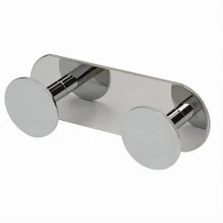 APPENDINO CON 2 GANCI APPENDI PORTA ASCIUGAMANO 2 POSTI BAGNO CASA CROMATO 59761