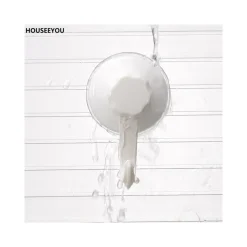 APPENDINO CON VENTOSA GANCIO PARETE PORTA ASCIUGAMANI CUCINA BAGNO ATTACCAPANNI