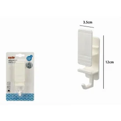 APPENDINO DA PARETE PRATICO GANCIO BAGNO CASA CUCINA ANTISCIVOLO MULTIUSO 79344