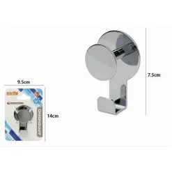 APPENDINO GANCI APPENDI PORTA ASCIUGAMANO 1 POSTO DOPPIO BAGNO CASA CROMATO 59760