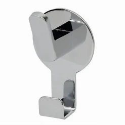 APPENDINO GANCIO 2 POSTI PORTA ASCIUGAMANO BAGNO CASA CUCINA CROMATO 7.5CM 59730