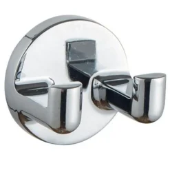 APPENDINO GANCIO DOPPIO APPENDI PORTA ASCIUGAMANI ACCAPPATOI CROMATO BAGNO 79802