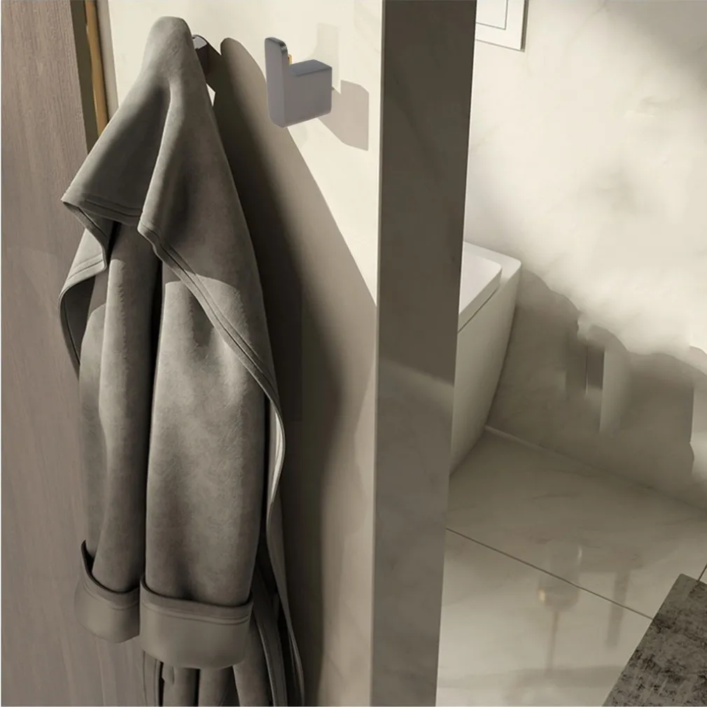 APPENDINO GANCIO PER ACCAPPATOIO ASCIUGAMANO STILIZZATO ACCIAIO GRIGIO FUMÈ BAGNO 87936