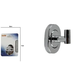 APPENDINO GANCIO PORTA ASCIUGAMANI ACCAPPATOIO CROMATO BAGNO 1 POSTO MURO 69178