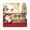 APPENDINO LEGNO CON BABBO NATALE SCRITTA JUTA 2 MODELLI DECORAZIONI NATALIZIE