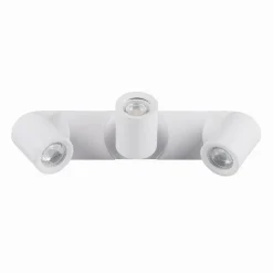 APPLIQUE 3 DIFFUSORI ORIENTABILE SOFFITTO PARETE LAMPADA GU10 BIANCO NERO TH8803