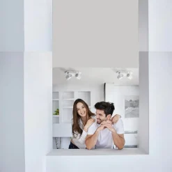 APPLIQUE 2 DIFFUSORI ORIENTABILE SOFFITTO PARETE LAMPADA GU10 BIANCO NERO TH8802