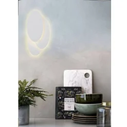 APPLIQUE A LED 3 OVALE LUMETTO COMODINO ABAT JOUR 12W LUCE 6500K 3000K 4000K E33