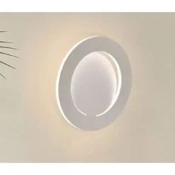 APPLIQUE A LED 15 WATT DA MURO DESIGN BIANCO A TRE TONALITA' DI LUCE AQ17-3C