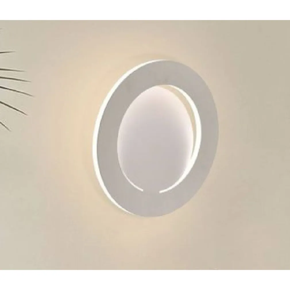 APPLIQUE A LED 15 WATT DA MURO DESIGN BIANCO A TRE TONALITA' DI LUCE AQ17-3C
