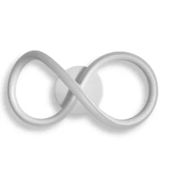 APPLIQUE A LED DA PARETE A FORMA DI INFINITO 10 W TECNOLOGIA CCT LAMPADA MURO AQ33-B3C