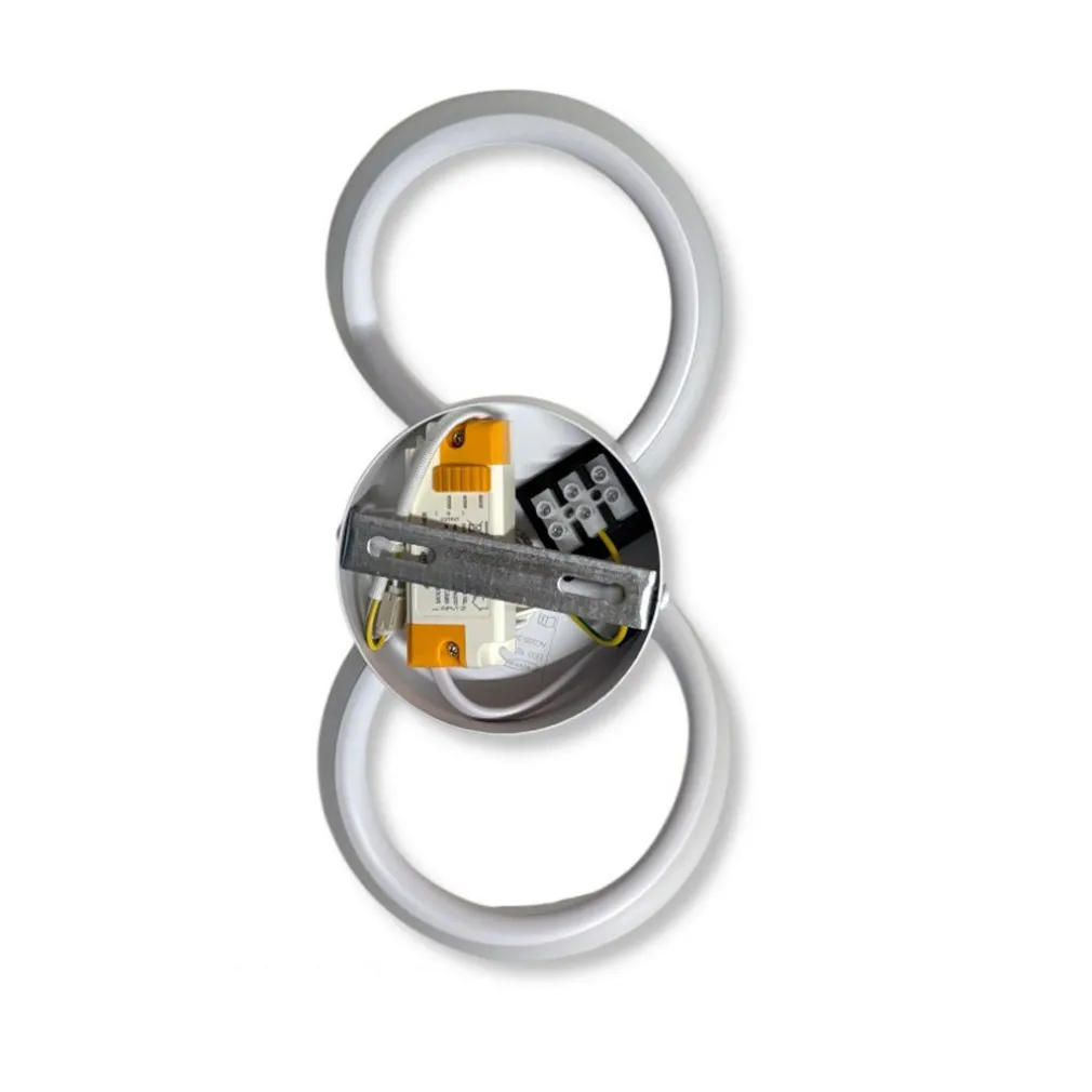 APPLIQUE A LED DA PARETE A FORMA DI INFINITO 10 W TECNOLOGIA CCT LAMPADA MURO AQ33-B3C