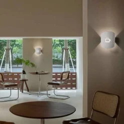 APPLIQUE A PARETE CON RAFFIGURAZIONE TAZZA DEL CAFFÈ LAMPADA ATTACCO G9 IP20 AQ45