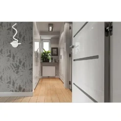 APPLIQUE A PARETE SPIRALE PER INTERNI A LED 12 W LUCE FREDDA CALDA NATURALE E24