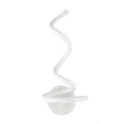 APPLIQUE A PARETE SPIRALE PER INTERNI A LED 12 W LUCE FREDDA CALDA NATURALE E24