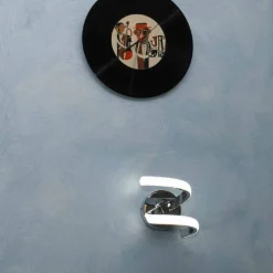 APPLIQUE A PARETE STILIZZATO 9 W SPIRALE ARGENTO TRE COLORAZIONI DI LUCE E58-A3C