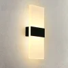 APPLIQUE CUBO A LED DA 12W IN VETRO FARETTO DA PARETE MURO LUCE PER INTERNI IP20
