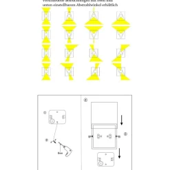 APPLIQUE CUBO LED IMPERMEABILE DA ESTERNO DA PARETE IN ALLUMINIO DA 10W 1200 LMN