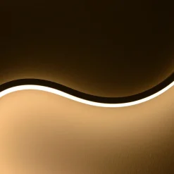 APPLIQUE DA MURO LED 28W DESIGN A SERPENTE BIANCO TONALITÀ LUCE 3IN1 2240LM E69-B3C
