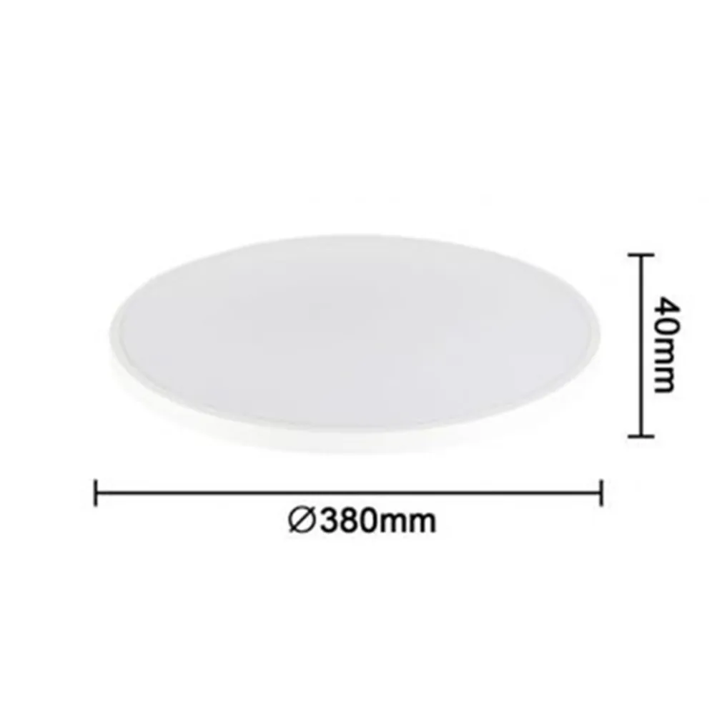 APPLIQUE DA MURO PARETE LED ROTONDO 32 W IP44 3 TEMPERATURE DI LUCE ES-PN380-3C