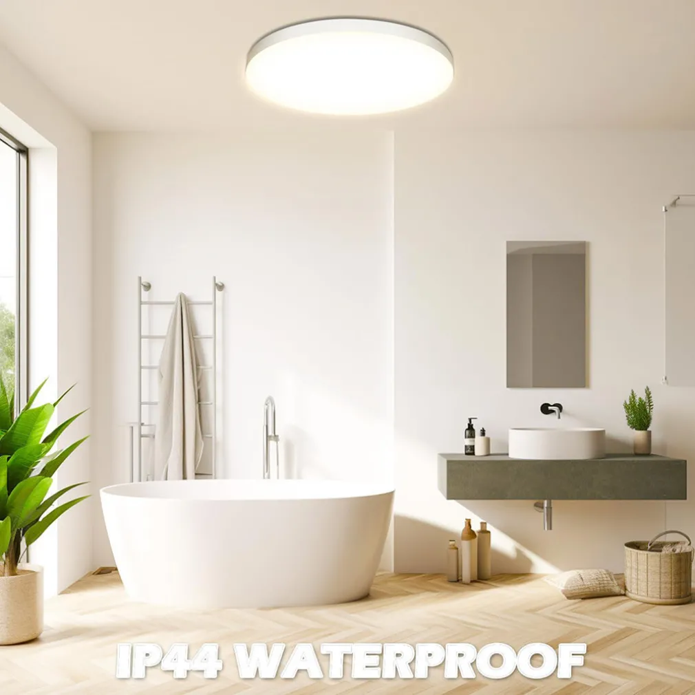 APPLIQUE DA MURO PARETE LED ROTONDO 32 W IP44 3 TEMPERATURE DI LUCE ES-PN380-3C