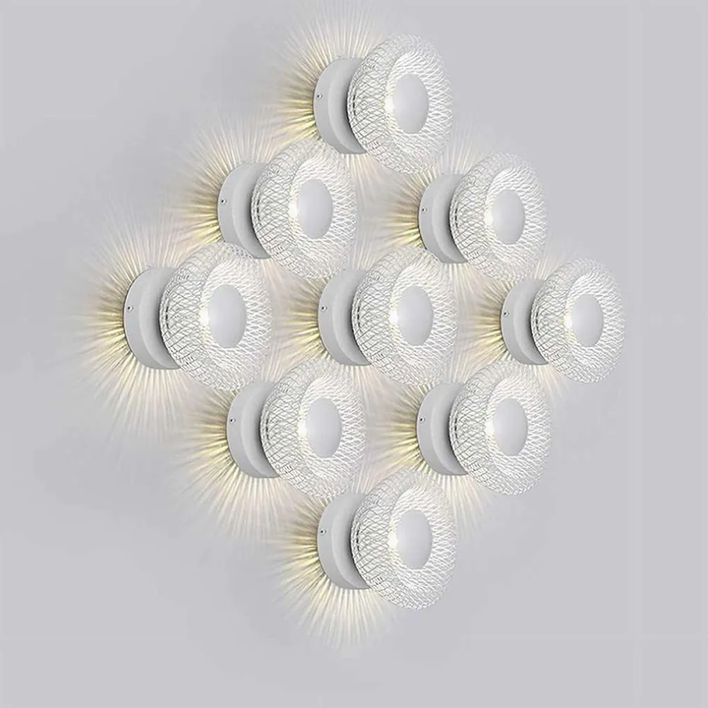 APPLIQUE DA MURO STILE INDUSTRIALE LAMPADA DECORATIVA IN METALLO ATTACCO G9 AQ48