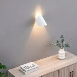 APPLIQUE DA PARETE BIANCO IN METALLO LAMPADA ATTACCO G9 DESIGN MODERNO IP20 32750