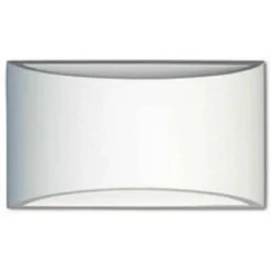 APPLIQUE DA PARETE IN GESSO VERNICIABILE DOPPIA LUCE G9 LAMPADA MODERNA GS-E14