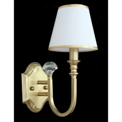 APPLIQUE DA PARETE LAMPADA MURO CON PARALUME ATTACCO E14 STILE CLASSICO ELEGANTE E40