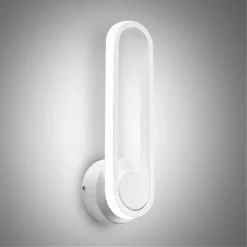 APPLIQUE DA PARETE LED 13 W OVALE VERTICALE ORIENTABILE BIANCO LUCE FREDDA 50339