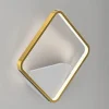 APPLIQUE DA PARETE LED 12W QUADRATO ORO LAMPADA MODERNO MINIMAL LUCE 4000K 71279