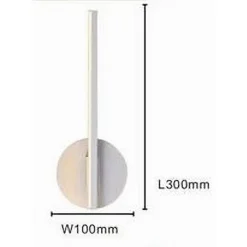 APPLIQUE DA PARETE LED 13W LINEARE ORIENTABILE BIANCO LAMPADA LUCE NATURALE 50360