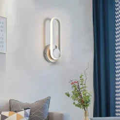 APPLIQUE DA PARETE LED 13W OVALE VERTICALE ORIENTABILE BIANCO LUCE NATURALE 50322