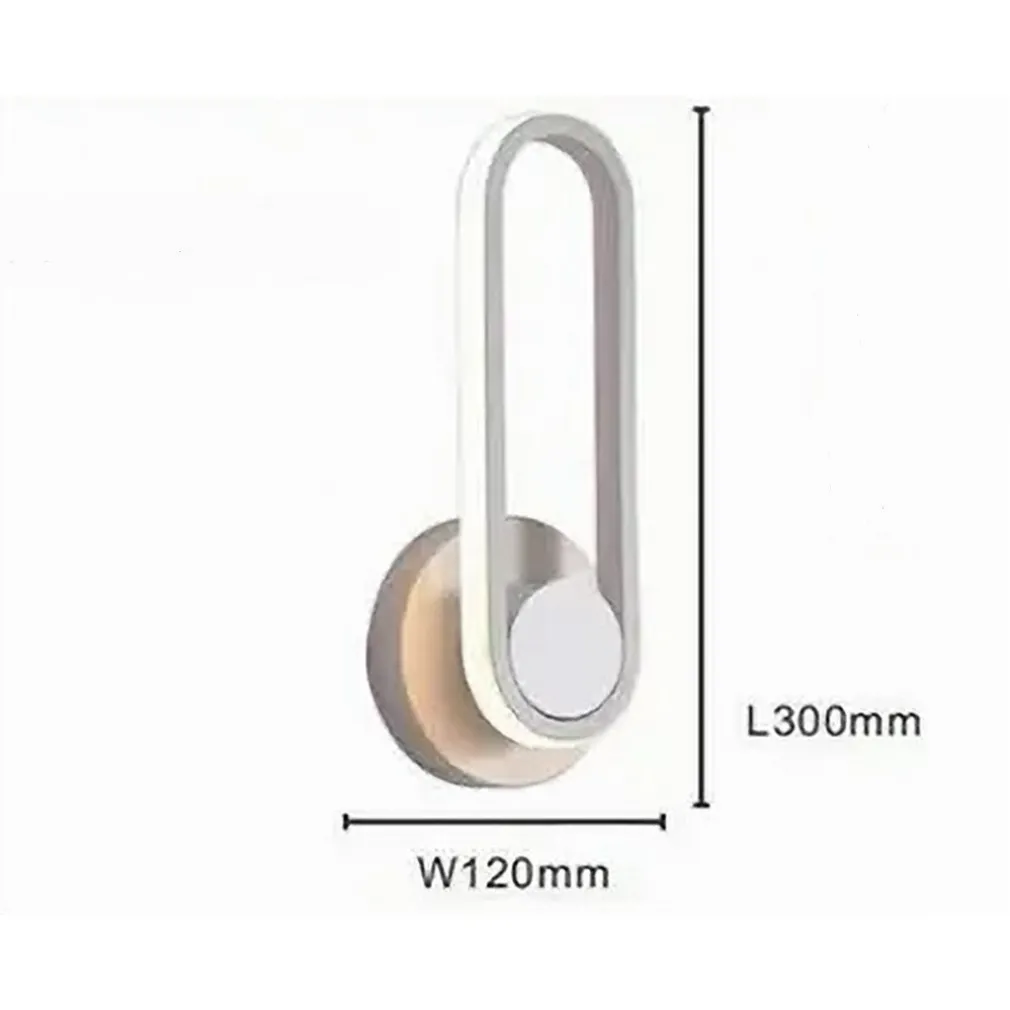 APPLIQUE DA PARETE LED 13W OVALE VERTICALE ORIENTABILE BIANCO LUCE NATURALE 50322