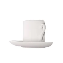 APPLIQUE GESSO A FORMA DI TAZZA DA CAFFÈ A PARETE VERNICIABILE ATTACCO G9 GS-E85