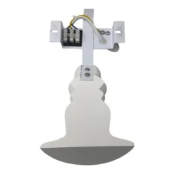 APPLIQUE IN GESSO A FORMA LUME A PARETE VERNICIABILE LUMETTO ATTACCO E14 GS-E84